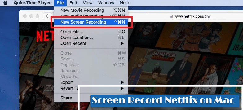 Quick Time Screen recording in Mac
