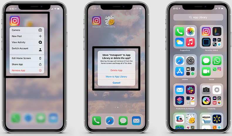 Hide apps with the new iOS 14 update