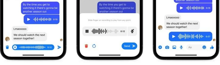 Send voice messages with the Message app