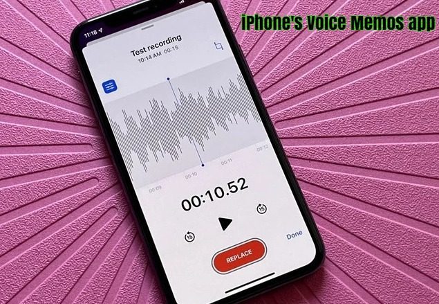 Recording on the iPhone's Voice Memos app