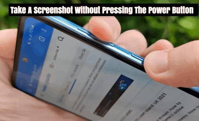 Without Pressing The Power Button